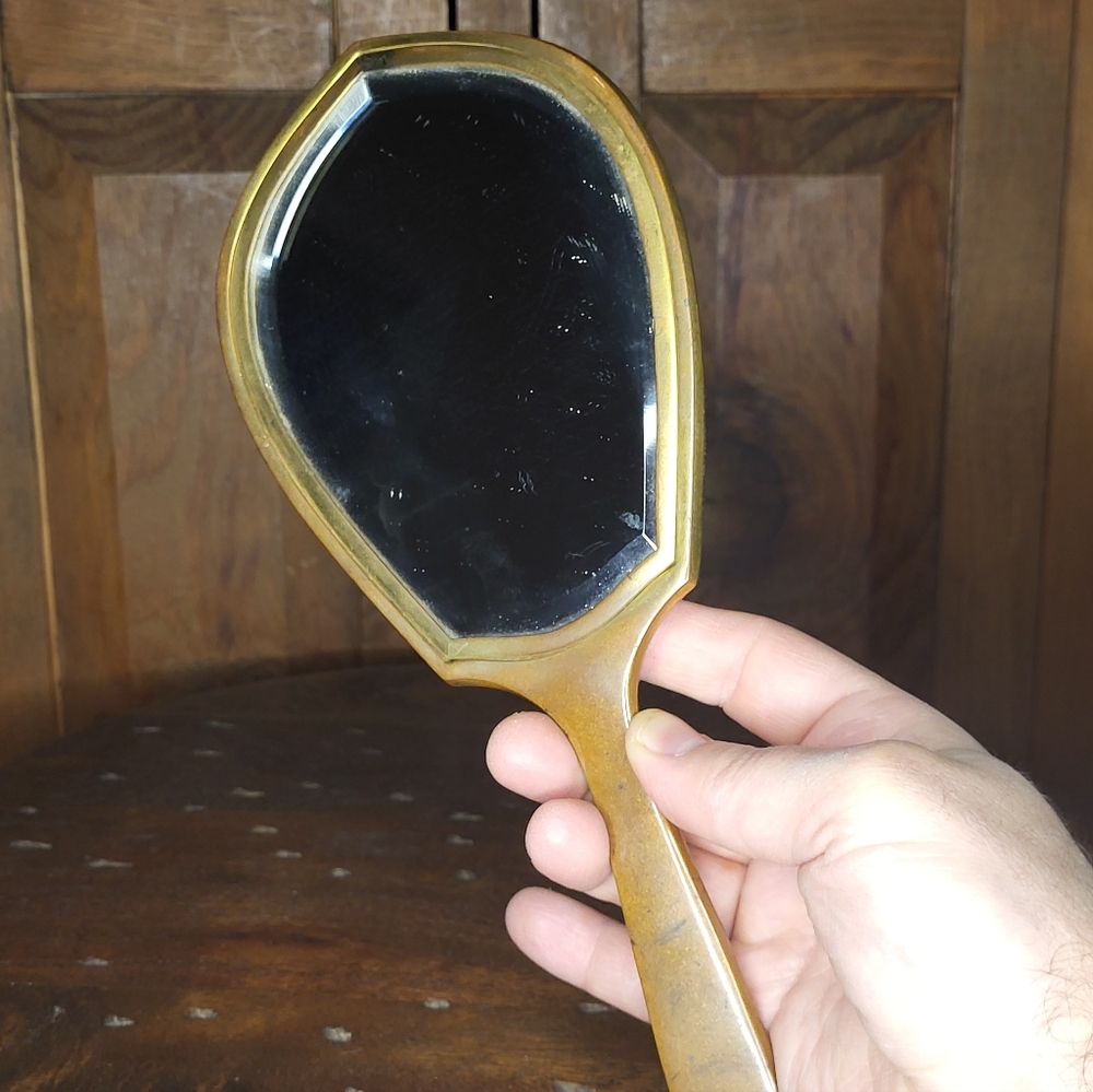 Elegant Floral Hand Mirror - Picture 7 of 17